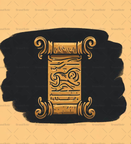 Antikes Schriftrolle